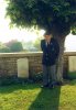 David King at  Henry Hall's Grave.jpg