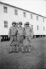 Three friends - Uncle Ed and two buddies, probably at Camp Chaffee AR ~1943.jpg