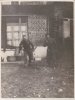 Bill Spinster and A.Dickinson playing long range darts, back of SGTs Mess Baphaune 1940.jpg