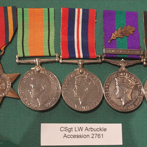 Colour Sergeant LW Arbuckle