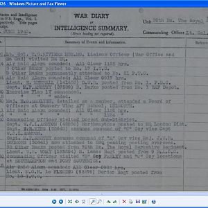 30th Royal Berkshire Reg 17 To 25 June 1943