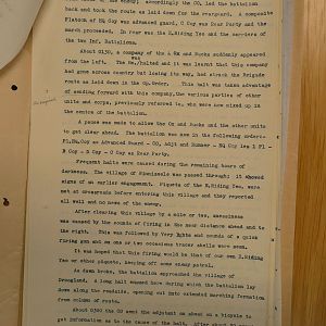 Diary Col. E. M. B. Gilmore 2 Glosters 037