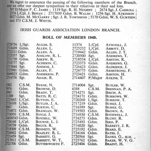 IG JOURNAL MEMBERSHIP LIST ,1949