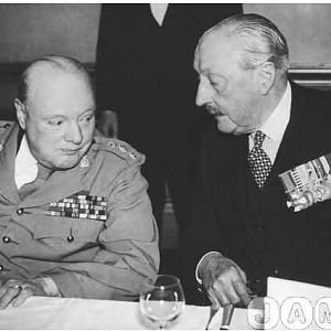 Churchill at the 1946 reunion which I attended