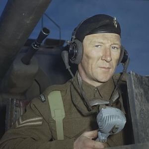 Corporal of the Irish Guards, Guards Armoured Training Wing; IWM TR 1433