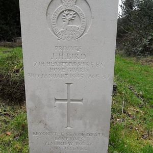 Home Guard Casualty Headstone and Panels