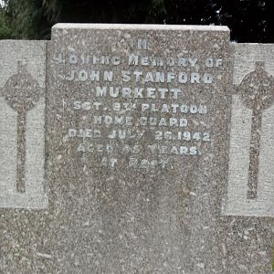 John Stanford Murkett  Home Guard KING'S LANGLEY (ALL SAINTS) CHURCHYARD 2 (Large).JPG