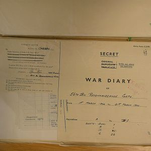 56th Recce War Diary March 1942