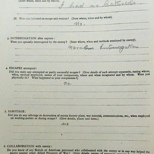 CASEY, James, 2718617, Guardsman, 1st Battalion IRISH GUARDS, Captured Italy, 22 Feb 1944 - WO 344-57-1