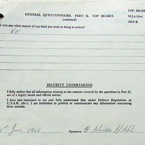 CLINTON, Hugh, 2718853, Lance Corporal, 1st Battalion IRISH GUARDS, Captured Italy, 5 February 1944 - WO 344-65-2