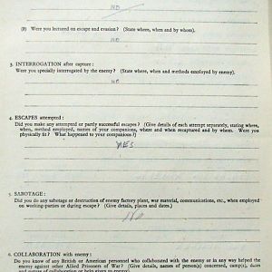 CONNOLLY, Patrick Joseph, 2719079, 1st Battalion IRISH GUARDS, Captured Italy, 2 Feb 1944 - WO 344-70-32