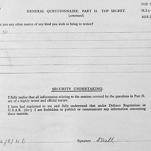 BELL, Douglas Stanley, 2724272, Guardsman, IRISH GUARDS, Captured Germany, 20 Apr 1945 - WO 344-24-1