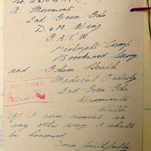 Grenadier Guards Missing Personnel, BEF