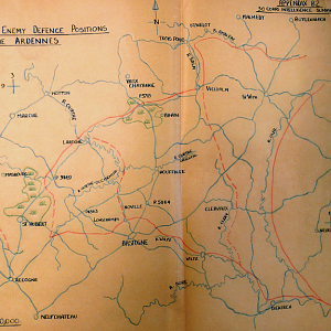 German attack in the Ardennes: Operation by 30 Corps