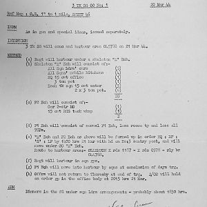 March Appendices, 3 Tank Battalion Scots Guards 1944