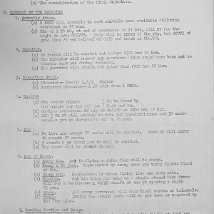 March Appendices, 3 Tank Battalion Scots Guards 1944