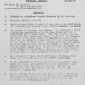 May Appendices, 3 Tank Battalion Scots Guards 1944