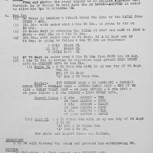 May Appendices, 3 Tank Battalion Scots Guards 1944