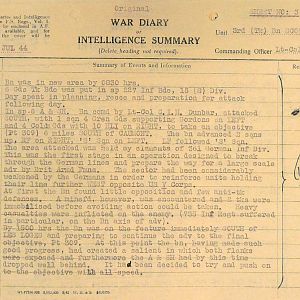 July War Diary, 3 Tank Battalion Scots Guards 1944
