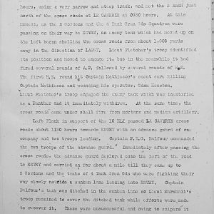 August Appendices, 3 Tank Battalion Scots Guards 1944