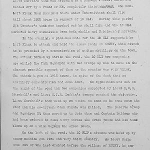 August Appendices, 3 Tank Battalion Scots Guards 1944