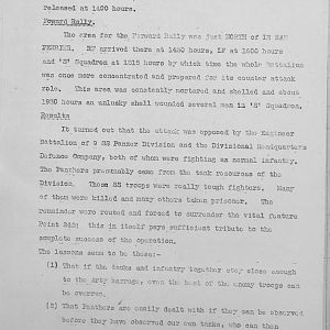 August Appendices, 3 Tank Battalion Scots Guards 1944