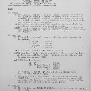 October Appendices, 3 Tank Battalion Scots Guards 1944