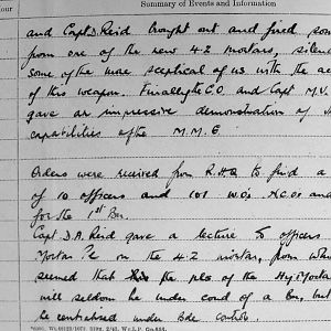 March War Diary, 3rd Battalion Irish Guards, 1943