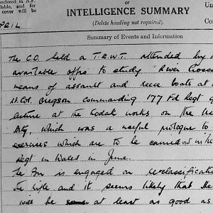March War Diary, 3rd Battalion Irish Guards, 1943