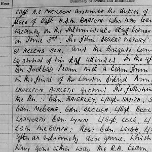 May War Diary, 3rd Battalion Irish Guards, 1943