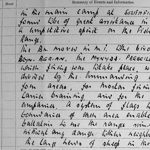 July War Diary, 3rd Battalion Irish Guards, 1943