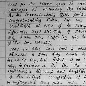 August War Diary, 3rd Battalion Irish Guards, 1943