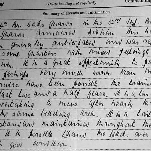 August War Diary, 3rd Battalion Irish Guards, 1943