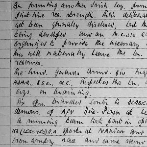September War Diary, 3rd Battalion Irish Guards, 1943