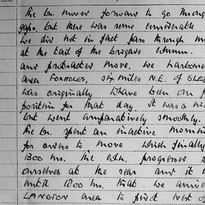 September War Diary, 3rd Battalion Irish Guards, 1943