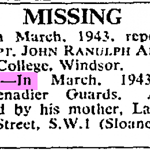 Lord Brabourne, The Times, 1943