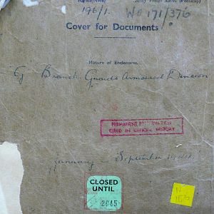 G Branch, Guards Armoured Division, Jan - Sep 1944