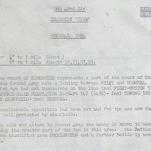 January War Diary, G Branch Guards Armoured Division, 1944