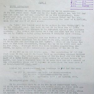 June War Diary, G Branch Guards Armoured Division, 1944