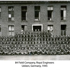 84 Field Coy RE, Uelzen, Germany, 1945