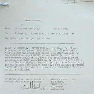 July War Diary, Guards Armoured Division, G Branch, 1944