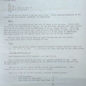 July War Diary, Guards Armoured Division, G Branch, 1944