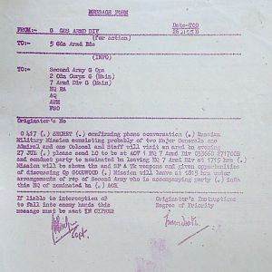 July War Diary, Guards Armoured Division, G Branch, 1944