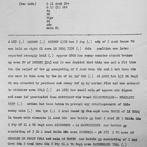 August War Diary, Guards Armoured Division, G Branch, 1944