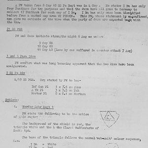 August War Diary, Guards Armoured Division, G Branch, 1944