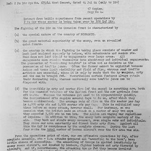 August War Diary, Guards Armoured Division, G Branch, 1944