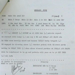 August War Diary, Guards Armoured Division, G Branch, 1944