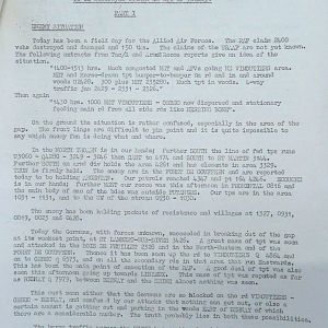 August War Diary, Guards Armoured Division, G Branch, 1944