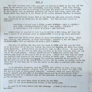 August War Diary, Guards Armoured Division, G Branch, 1944