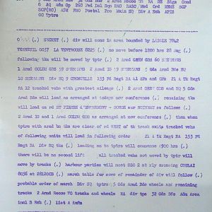 August War Diary, Guards Armoured Division, G Branch, 1944